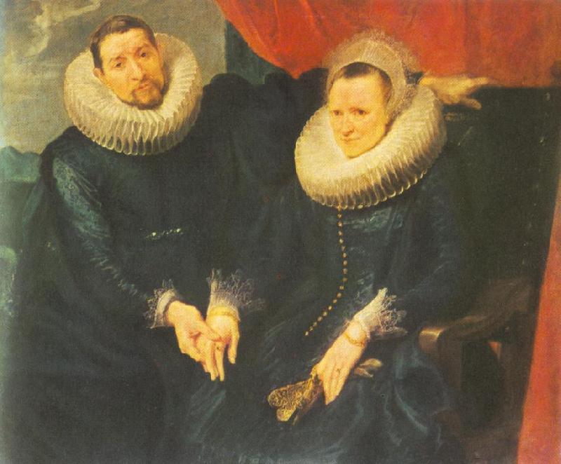 DYCK, Sir Anthony Van Portrait of a Married Couple dfh Germany oil painting art